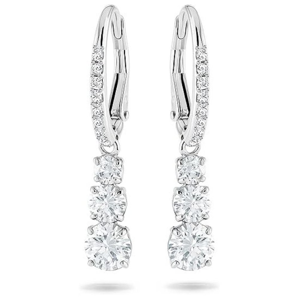 NWT Sparkling Bling Swarovski Crystal Rhinestone Drop Earrings Or Neckla…